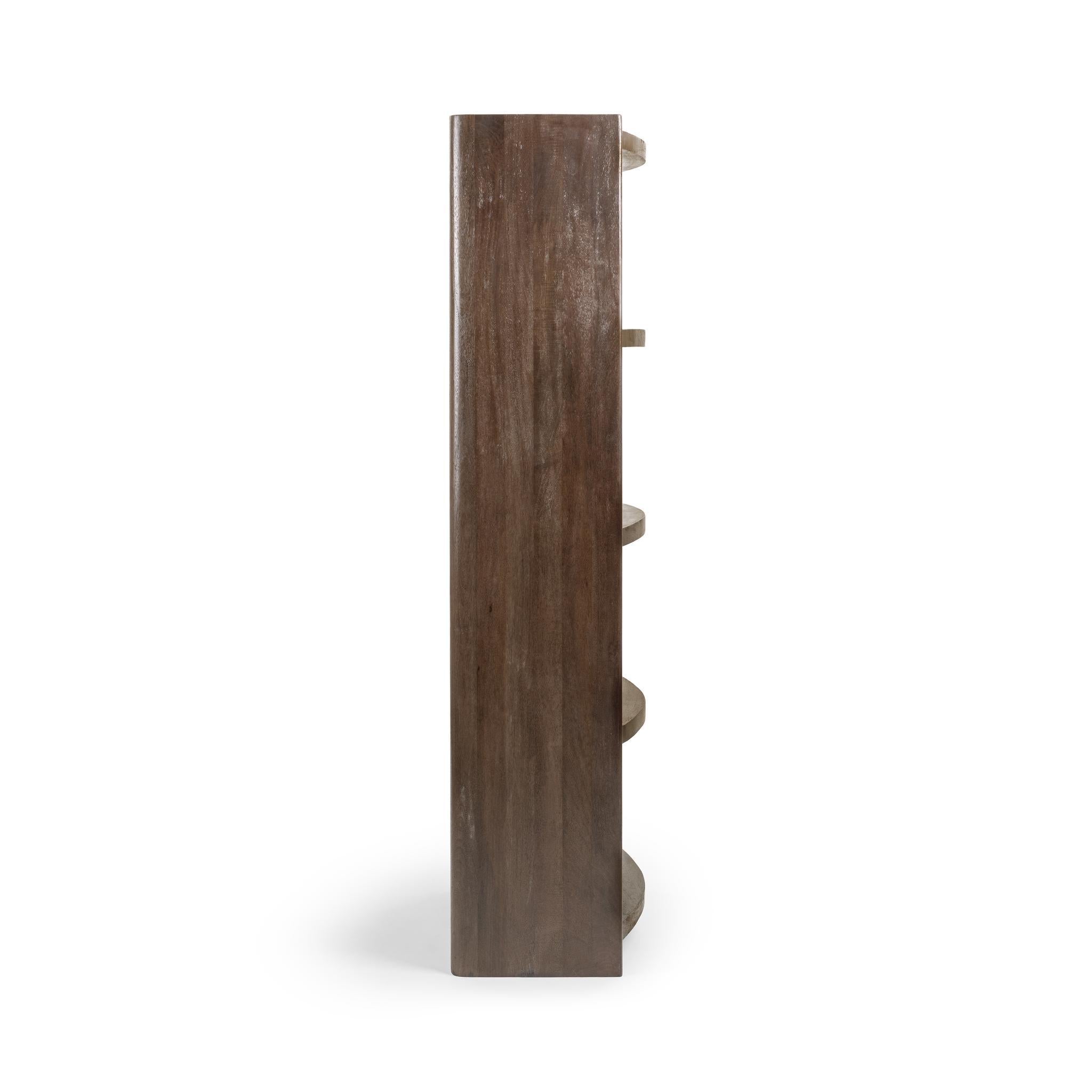 Kyra Bookshelf - Cocoa Brown
