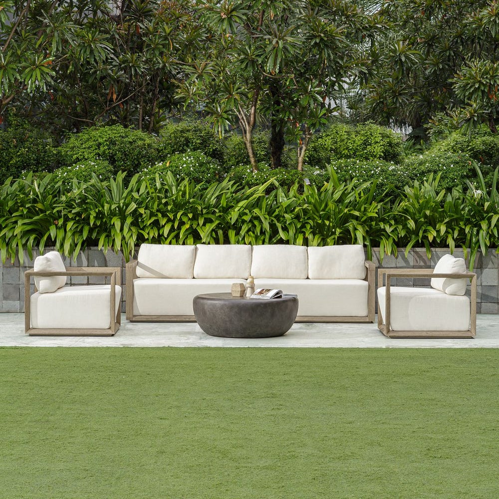 Uttermost Remsen Outdoor Gray Lounge Chair