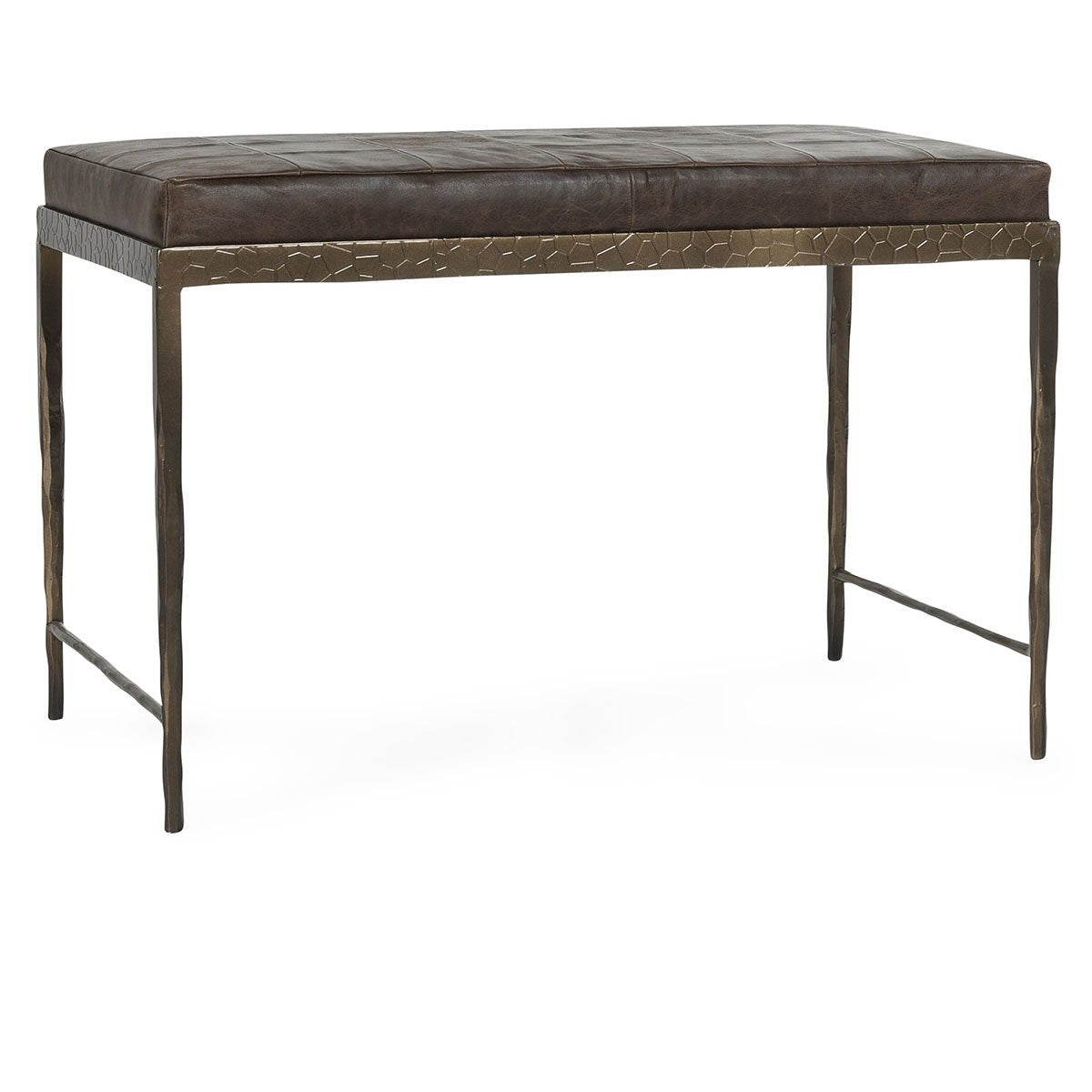 Malo Leather 28" Bench by Classic Home