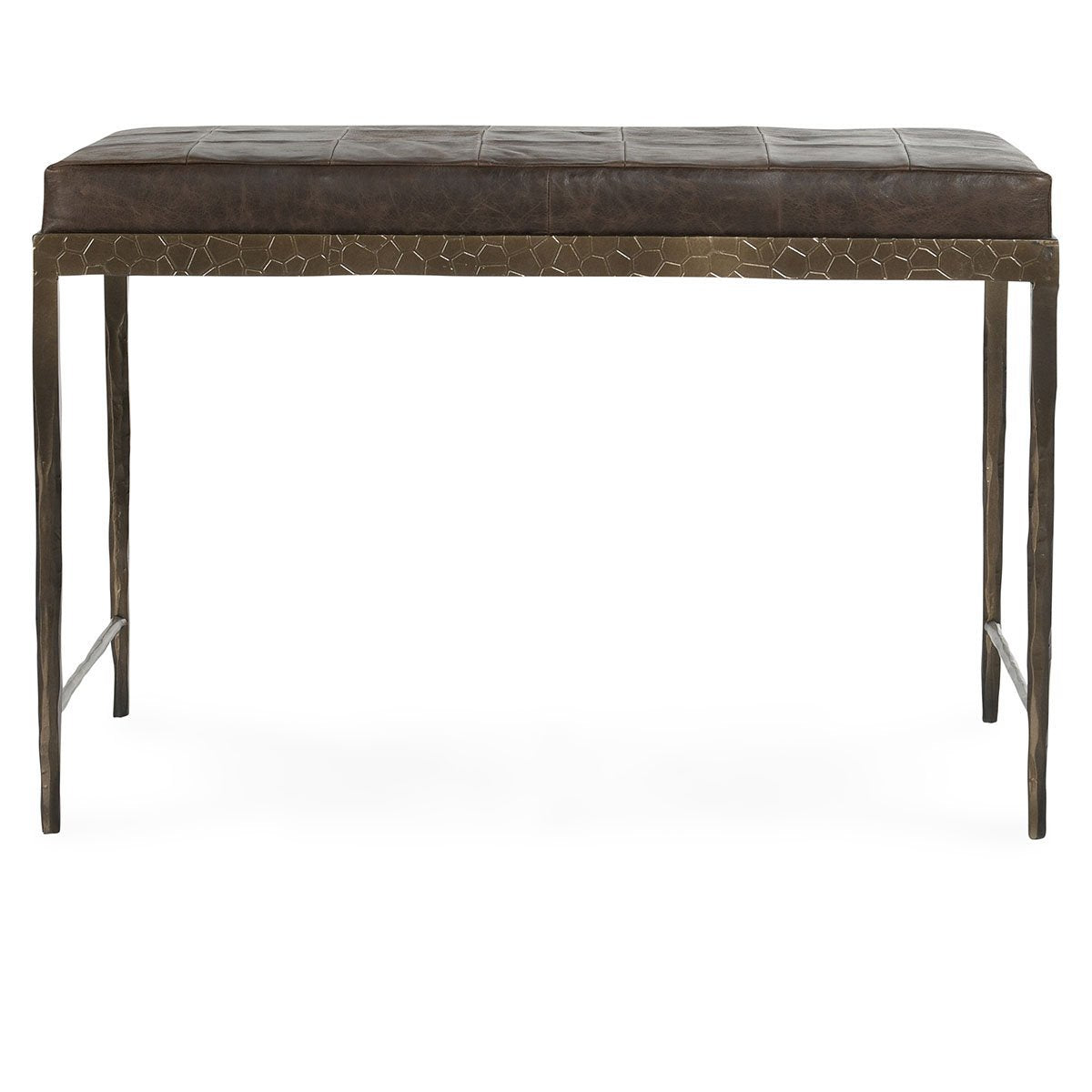 Malo Leather 28" Bench by Classic Home