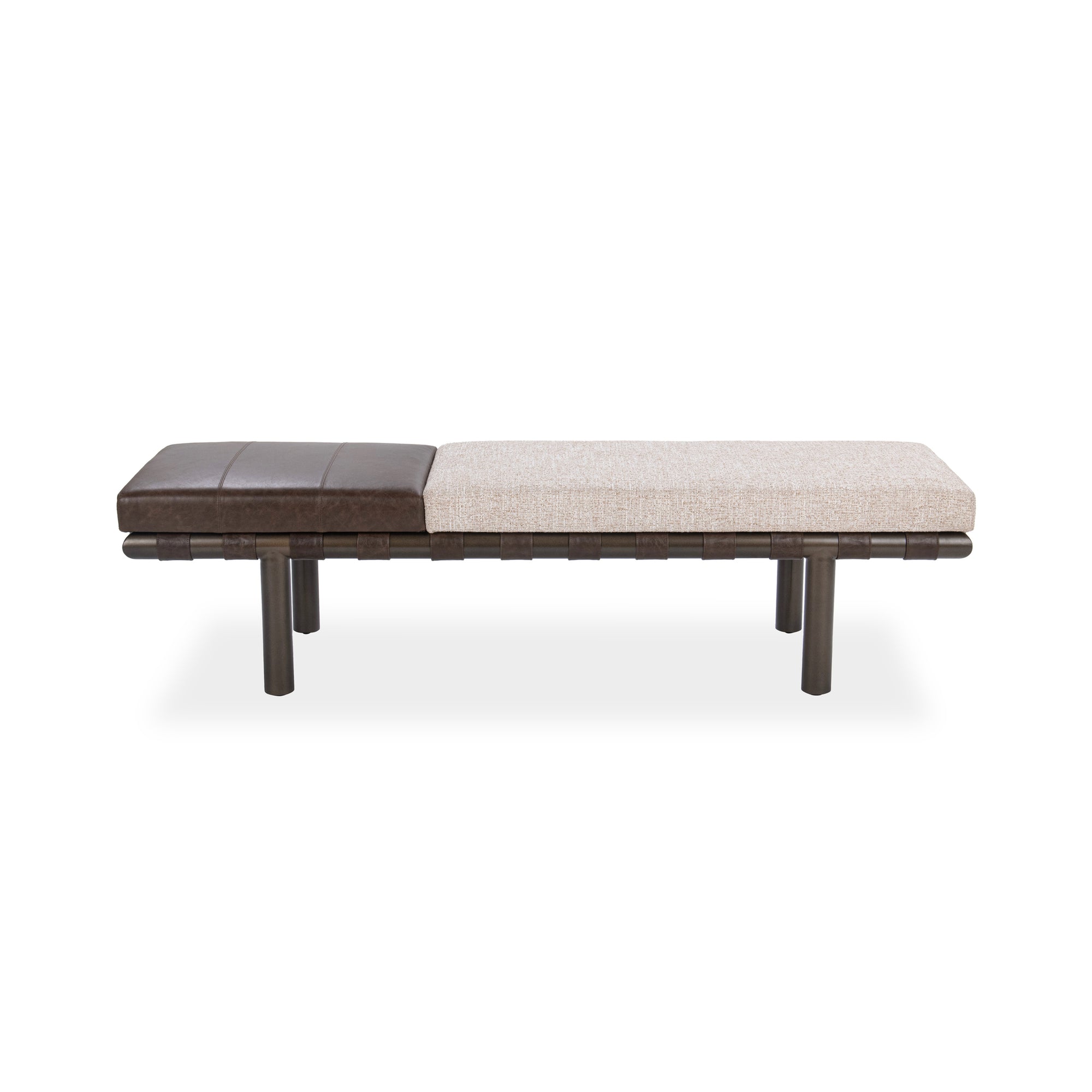 Brooklyn Accent Bench - Cocoa Latte