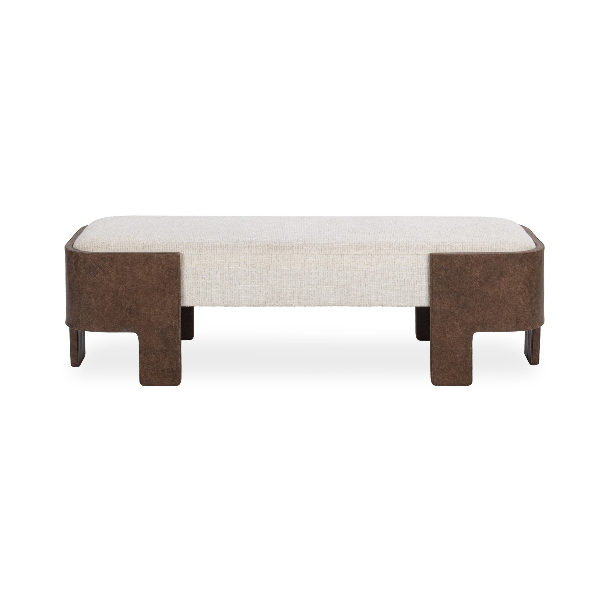 Janya Accent Bench - Oat Cream