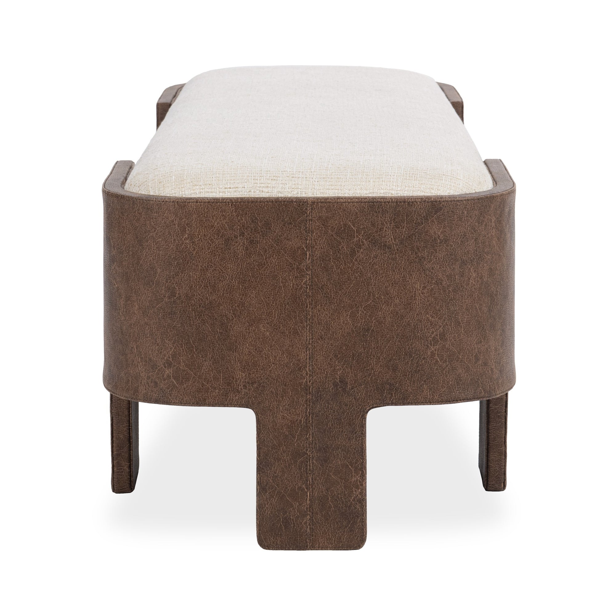 Janya Accent Bench - Oat Cream