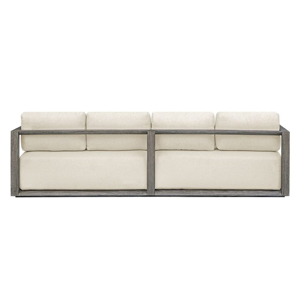 Uttermost Remsen 107" Outdoor Gray Sofa
