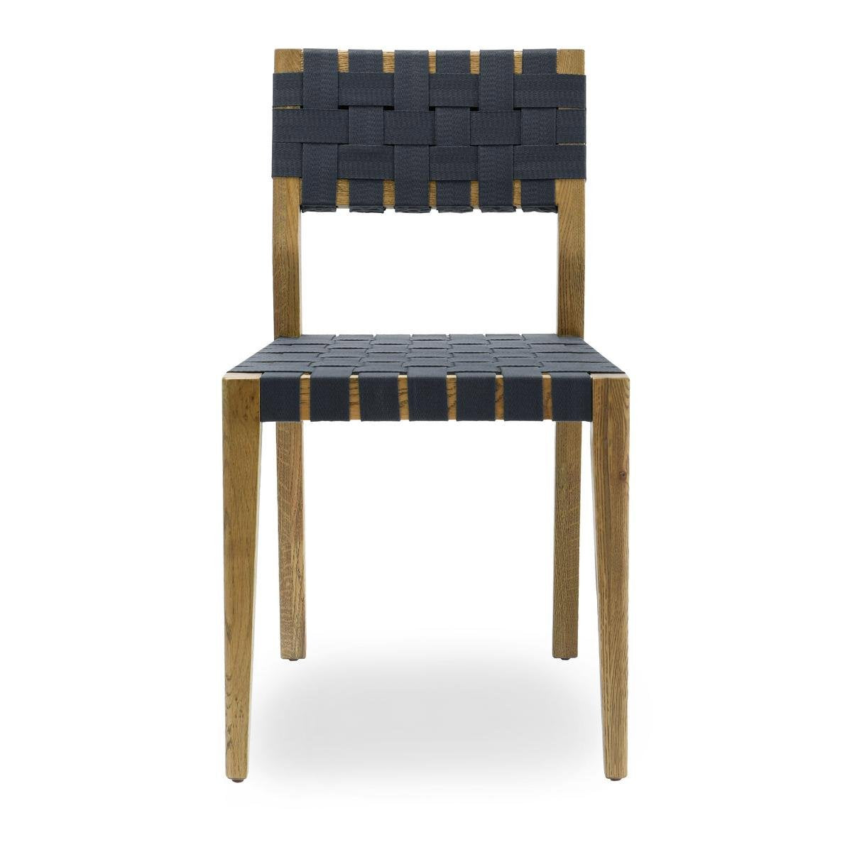 Orlando Oak Wood Set of 2 Dining Chair - Mossed Brown