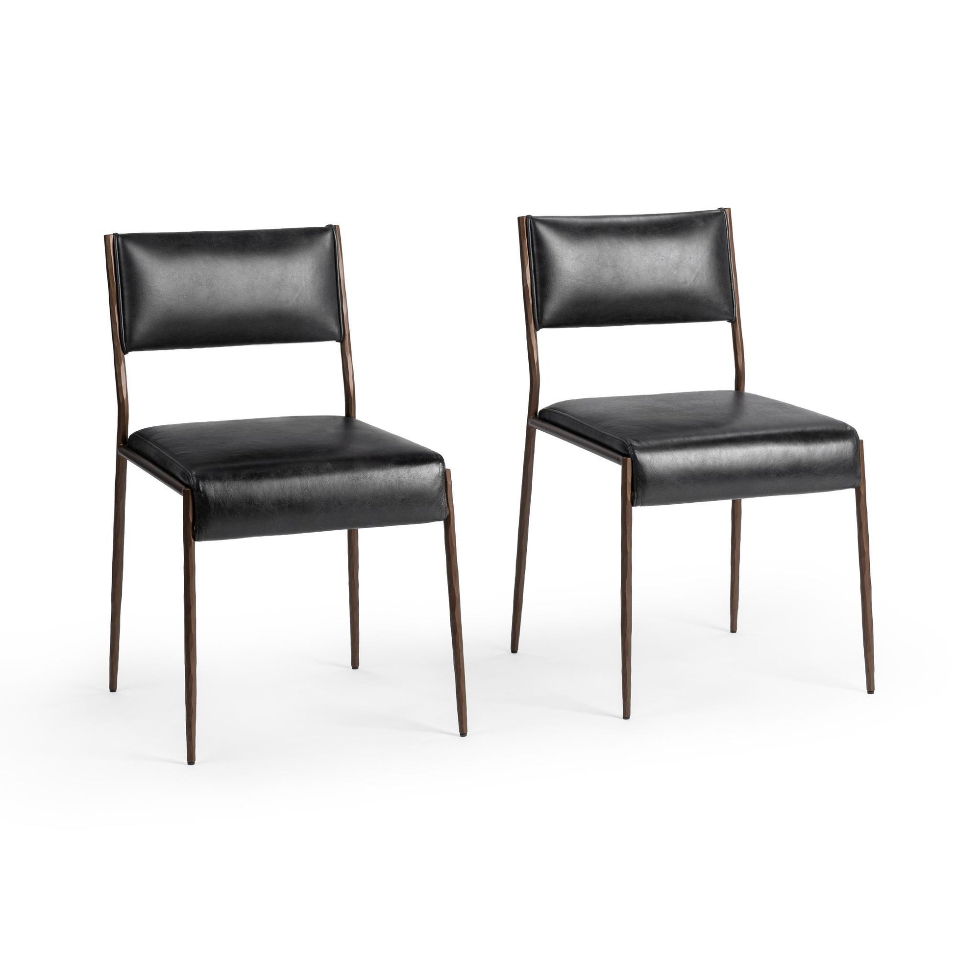 Kayne Dining Chair Jet Black - Set of 2