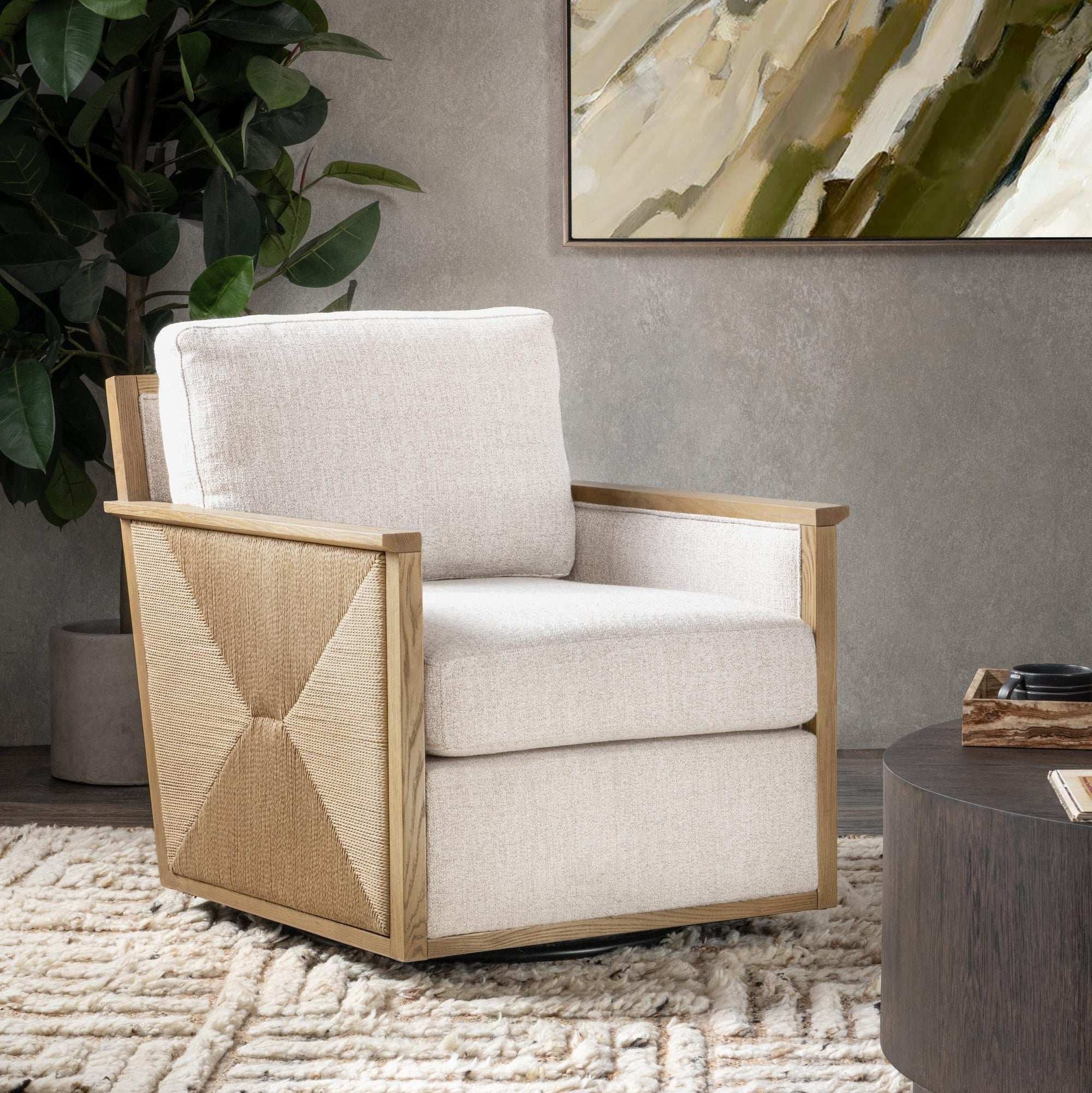 Norman Swivel Accent Chair