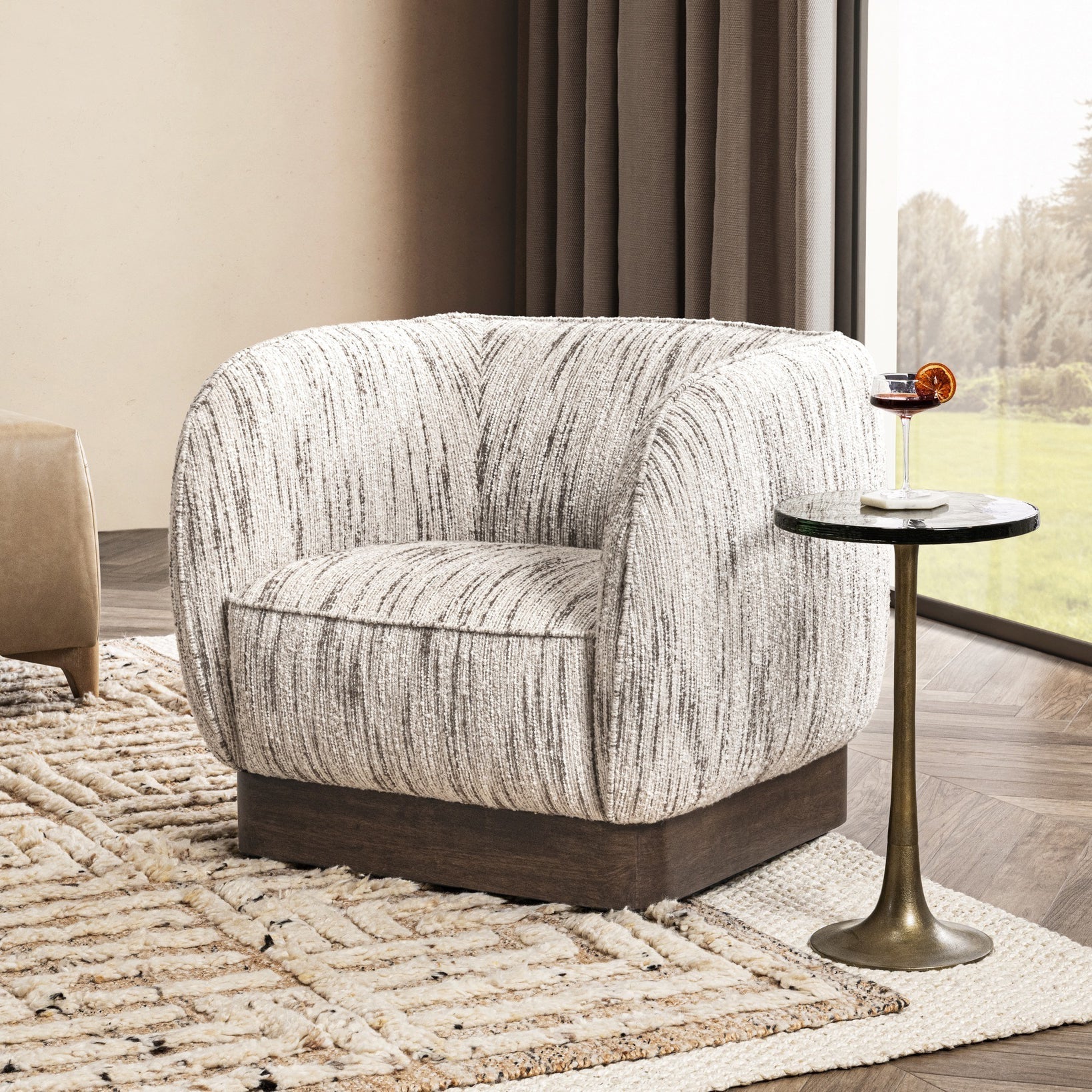Rinner Swivel Accent Chair