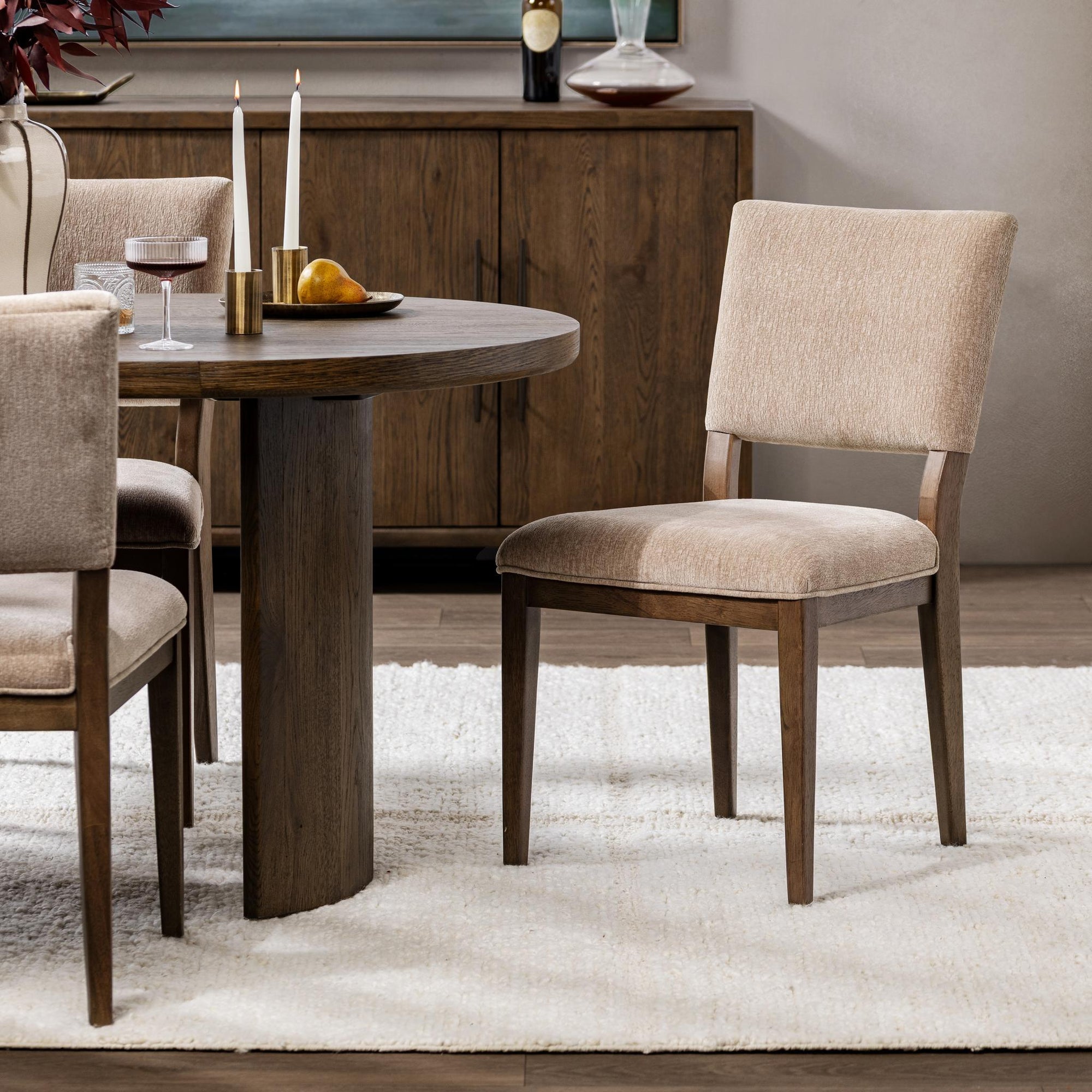 Arima Dining Chair Set of 2 - Wheat Husk