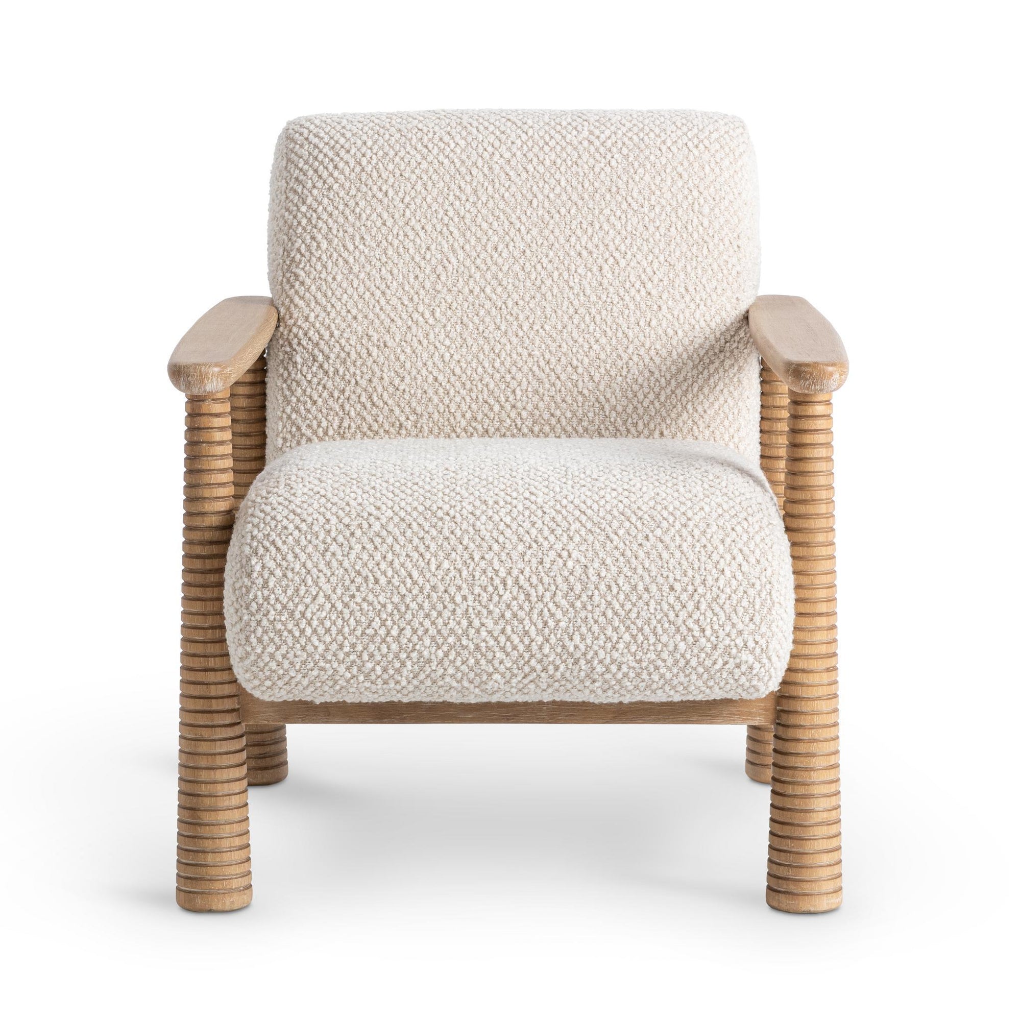 Caprice Accent Chair - Light Beige/Natural