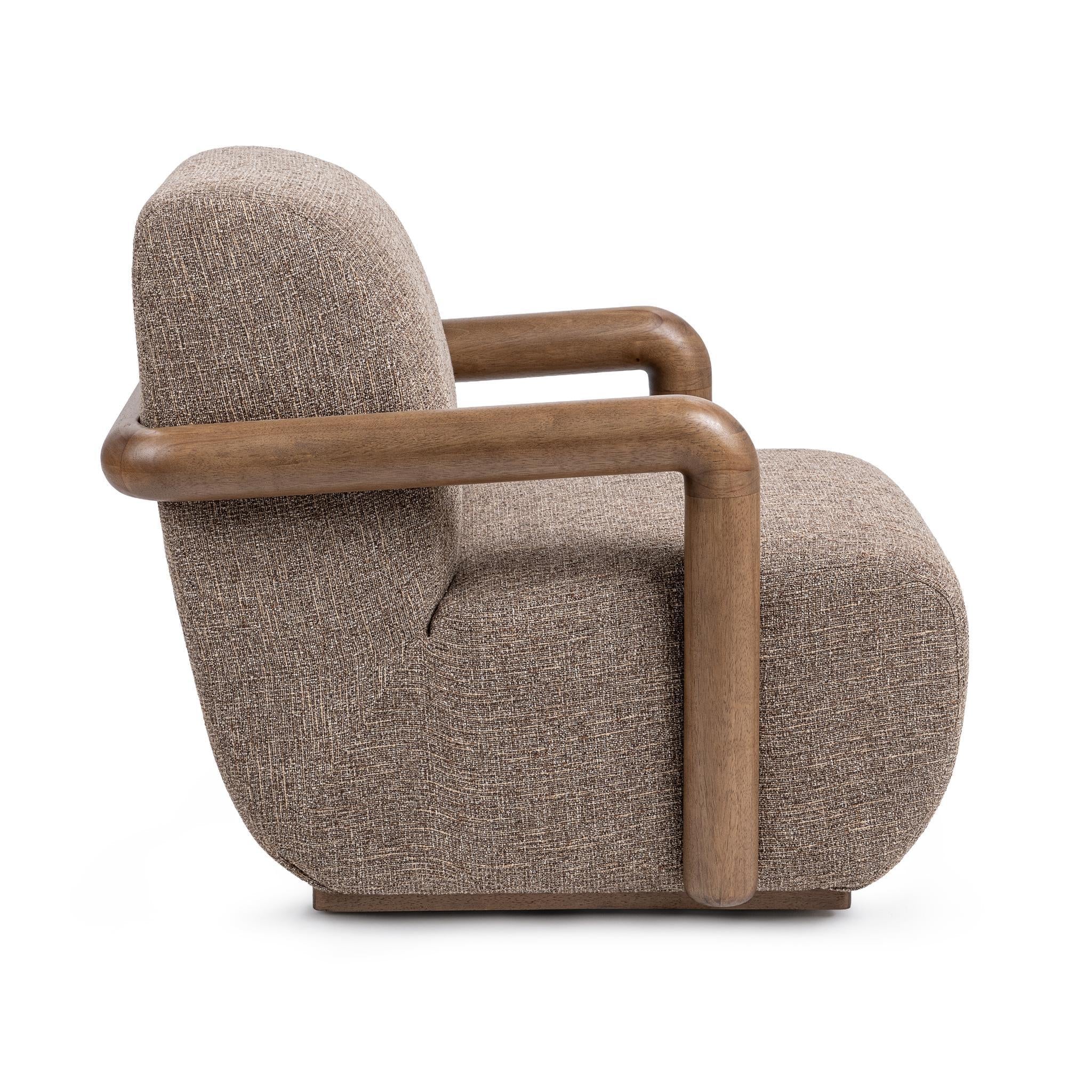 Welson Swivel Accent Chair - Warm Mocha