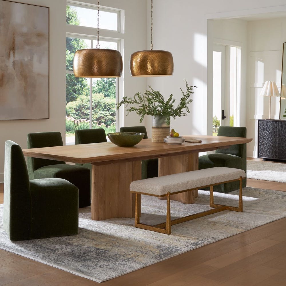 Uttermost Moro Armless Moss Dining Chair