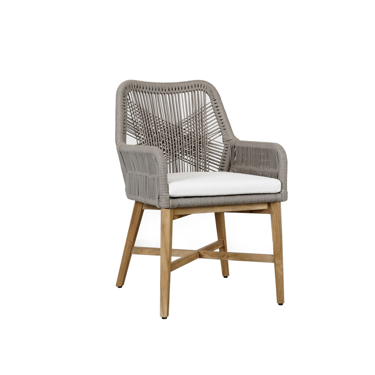 Marley Outdoor Dining Chair - Gray