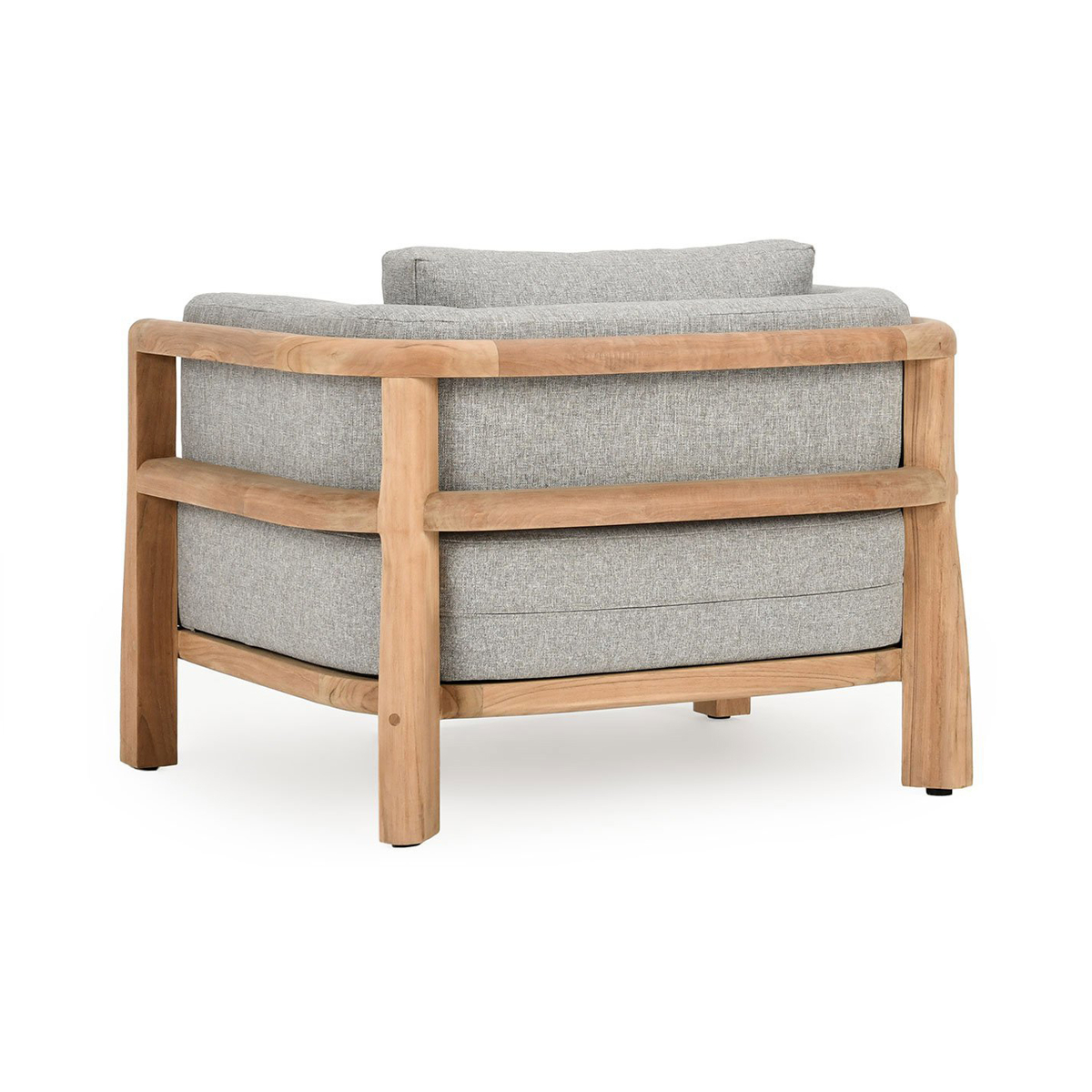 Aston Outdoor Accent Chair - Natural/Gray
