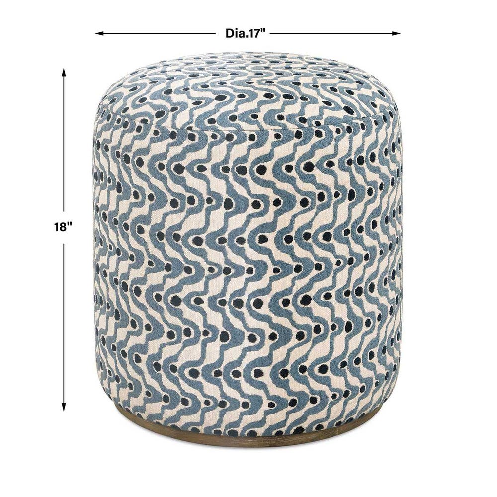 Uttermost Cas Fabric Ottoman