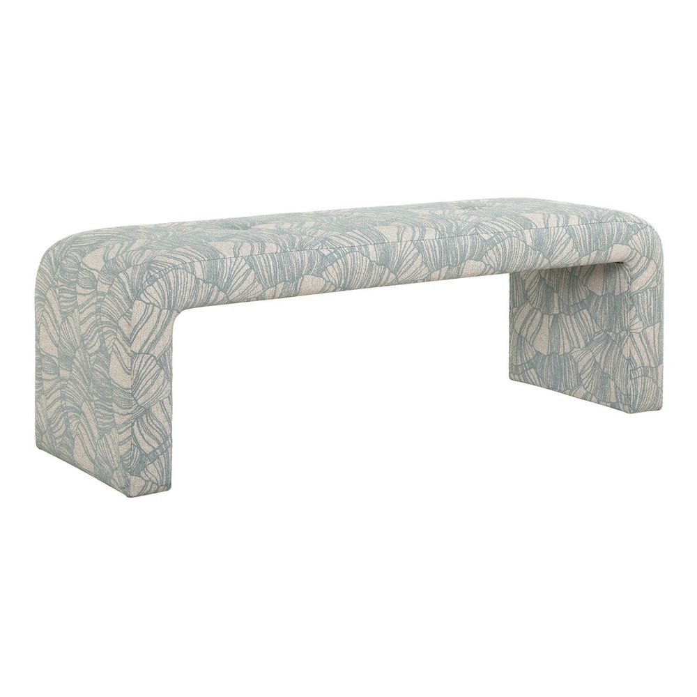 Uttermost Amie Spa Blue Bench