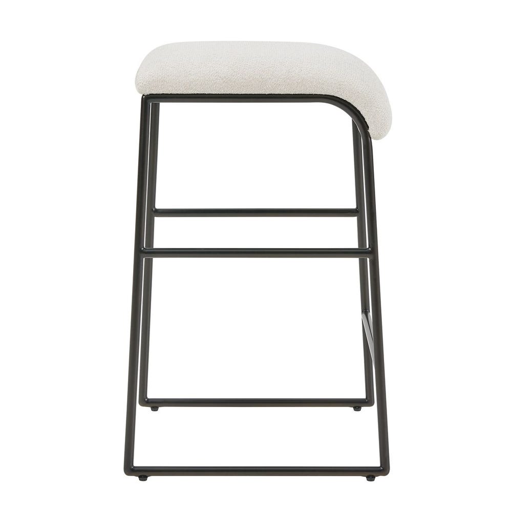 Uttermost Arcane Ecru Counter Stool