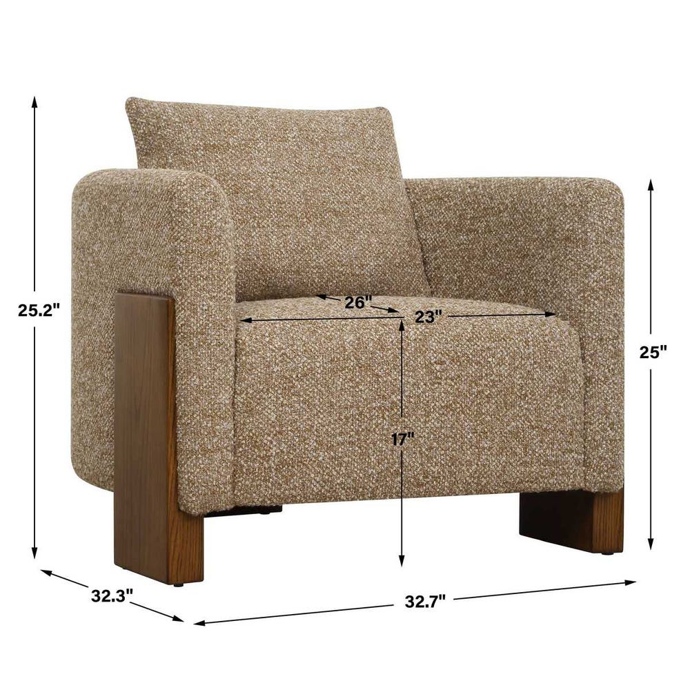 Uttermost Halligan Upholstered Accent Chair
