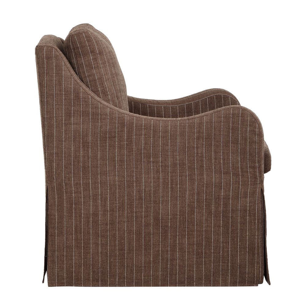 Uttermost Luisa Pinstripe Swivel Chair