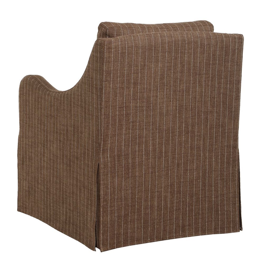 Uttermost Luisa Pinstripe Swivel Chair