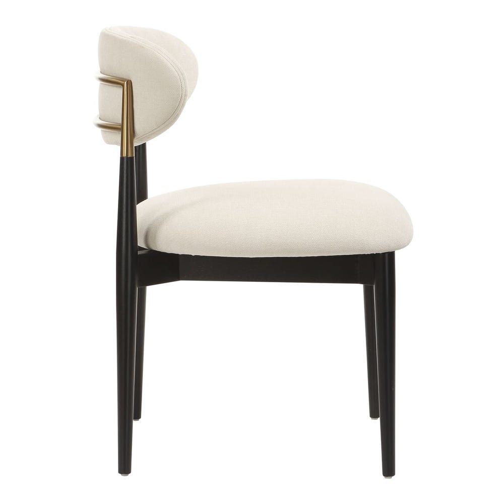 Uttermost Moxie Black Armless Dining Chair - Set of 2