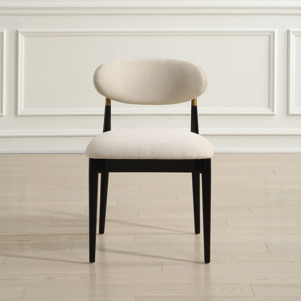 Uttermost Moxie Black Armless Dining Chair - Set of 2