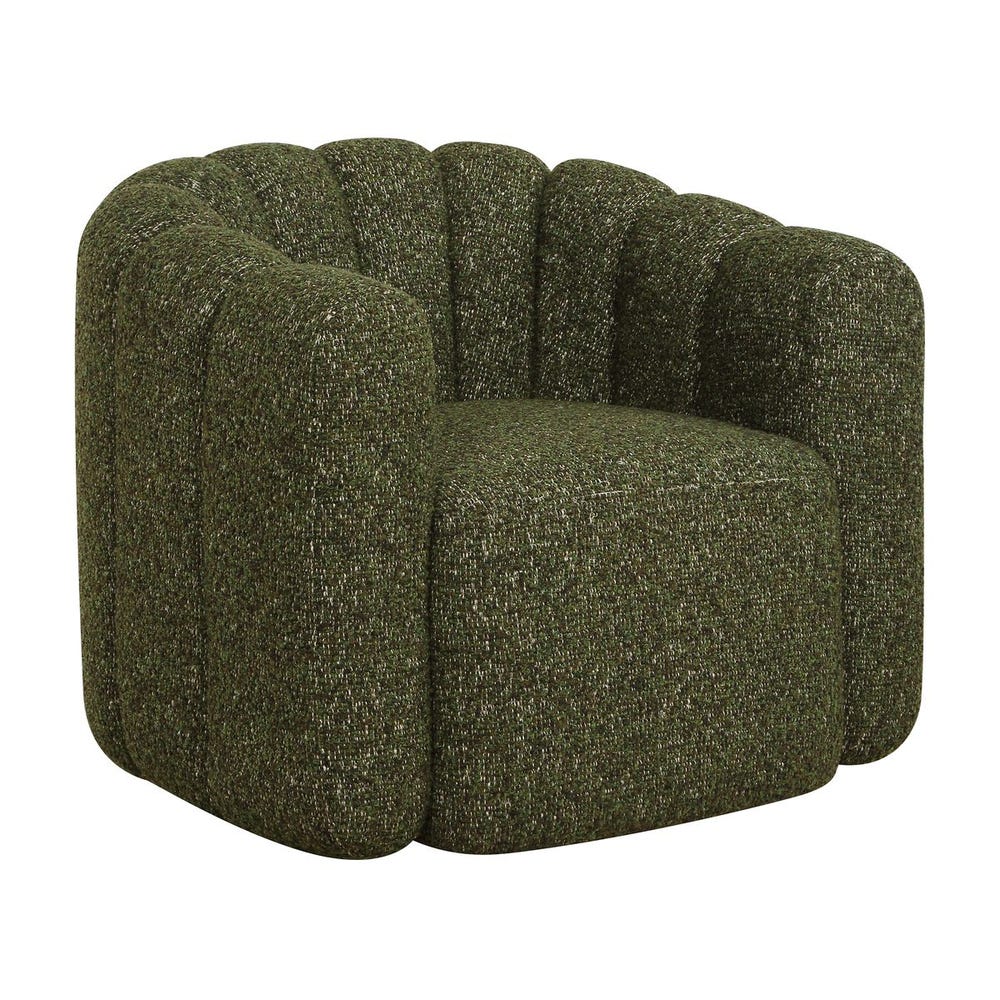 Uttermost Lenoir Upholstered Green Swivel Chair