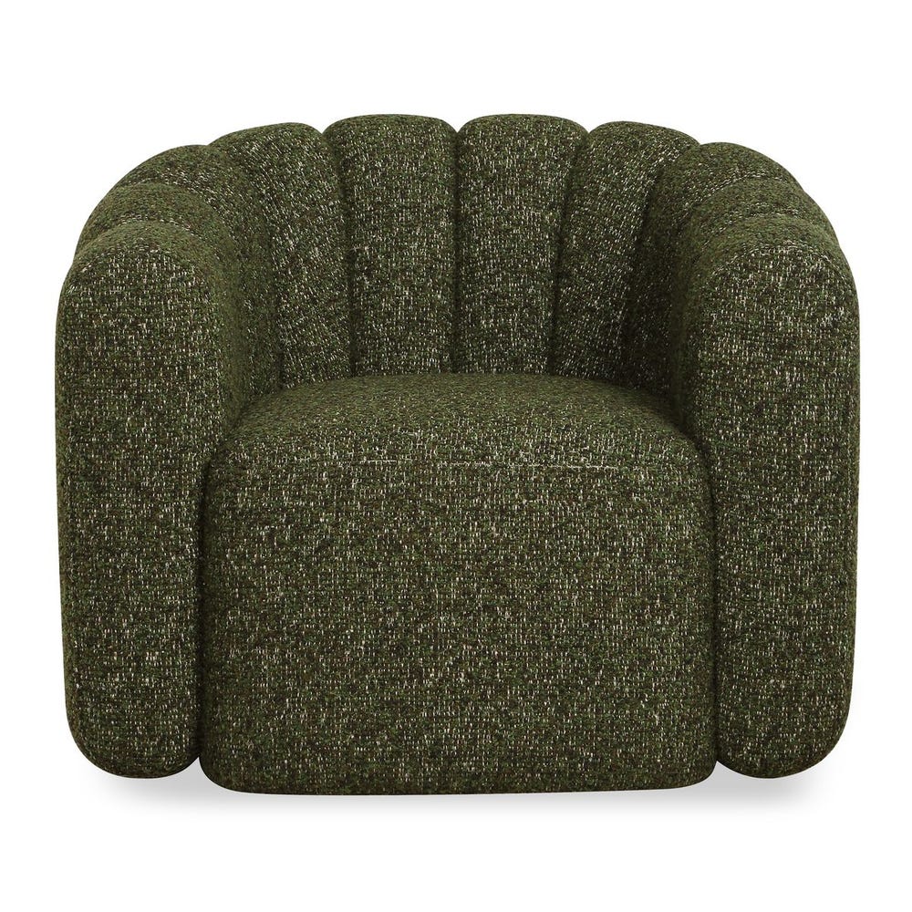 Uttermost Lenoir Upholstered Green Swivel Chair