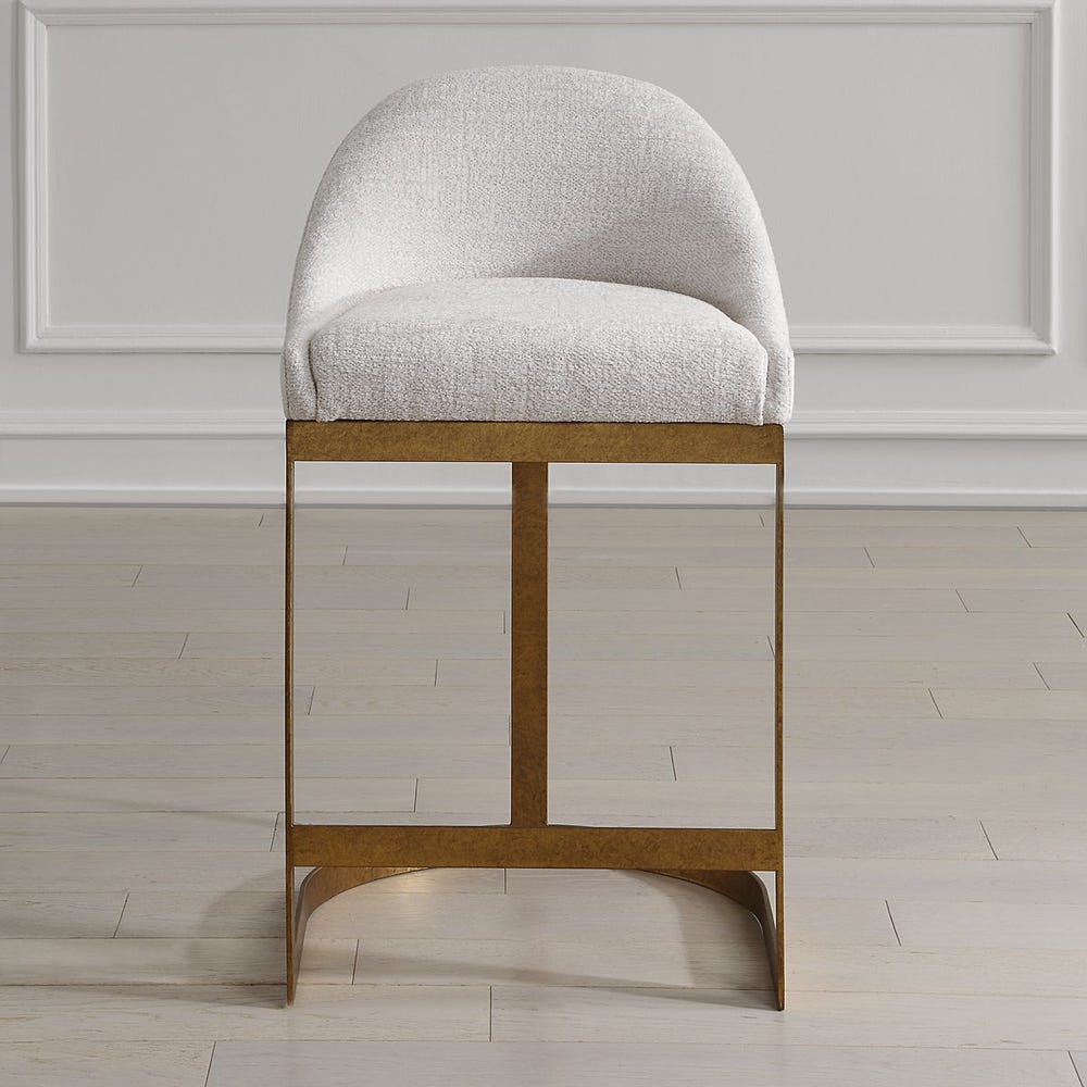 Uttermost Ira Ivory Counter Stool