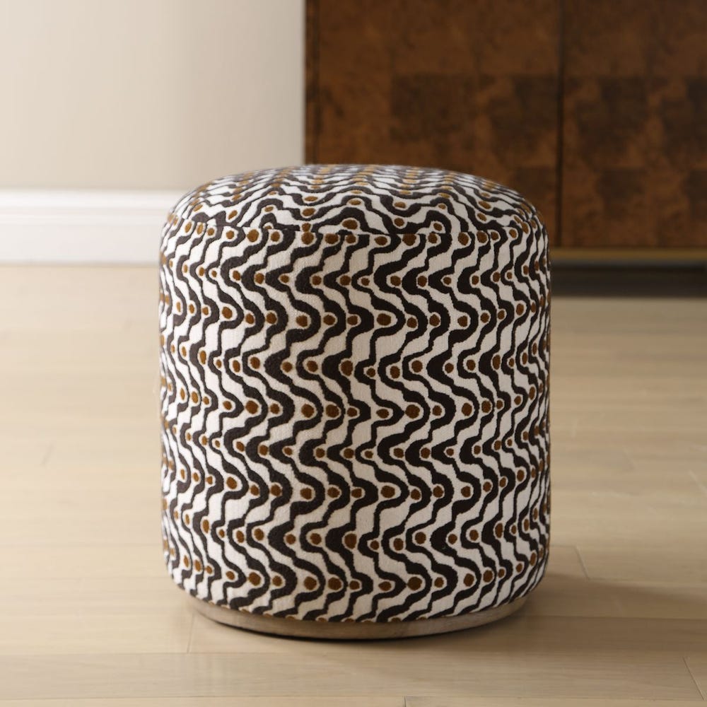 Uttermost Cas Fabric Ottoman