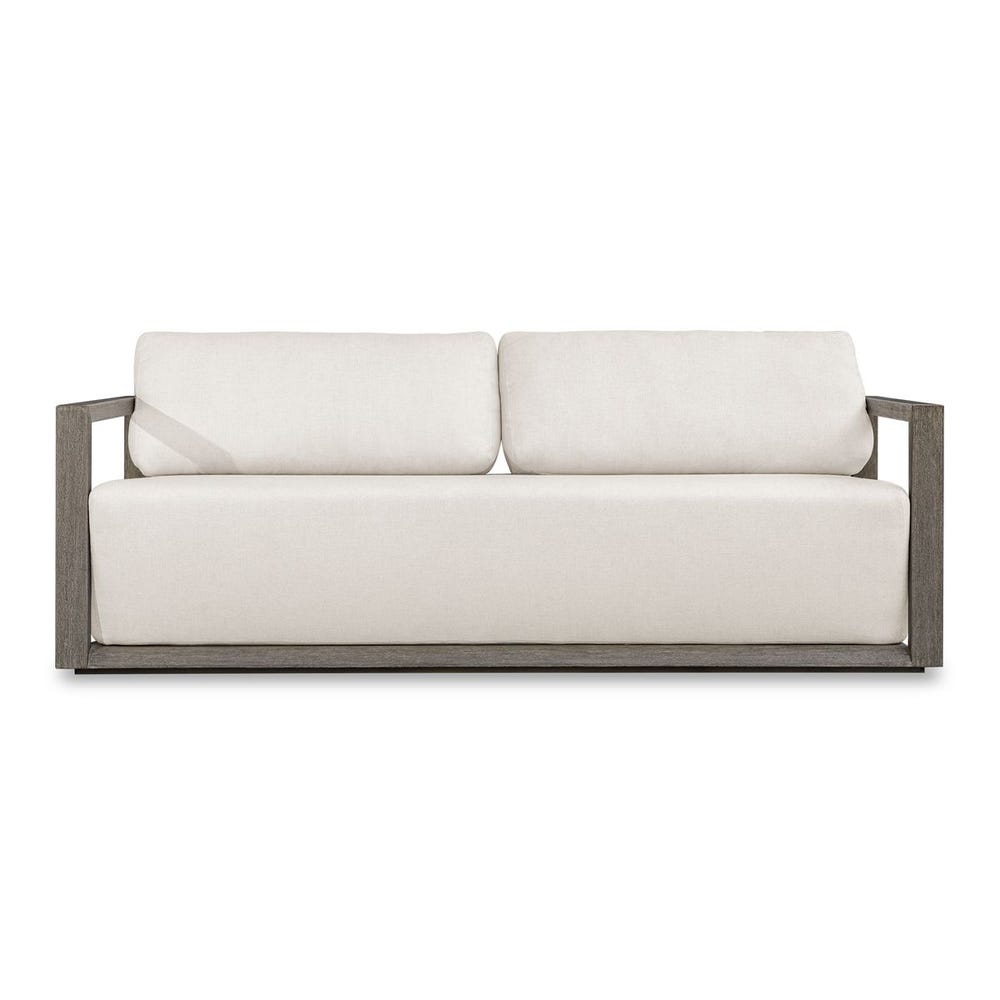 Uttermost Remsen 81" Outdoor Gray Sofa