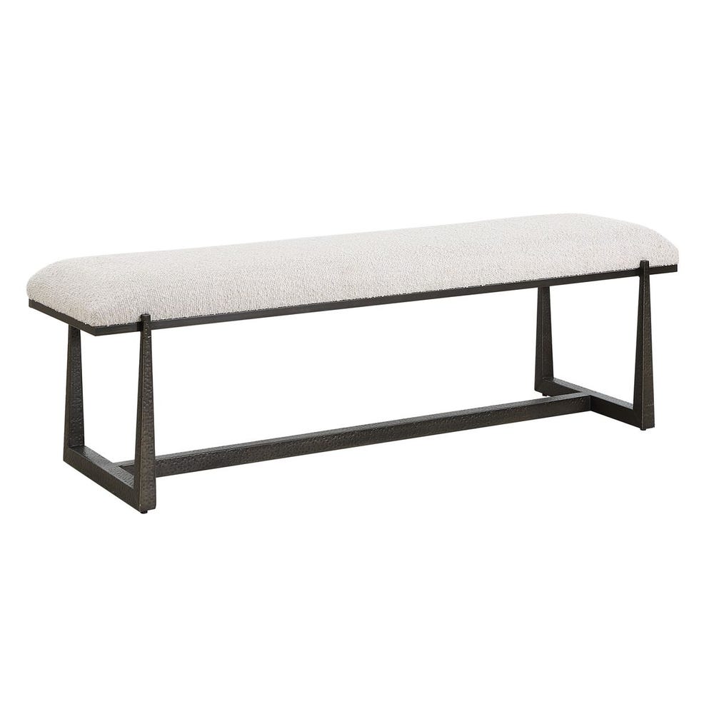 Uttermost Midas Black Long Bench
