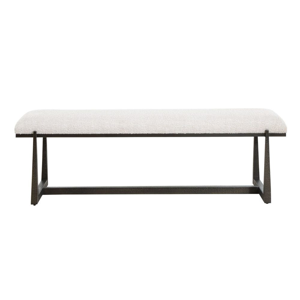 Uttermost Midas Black Long Bench