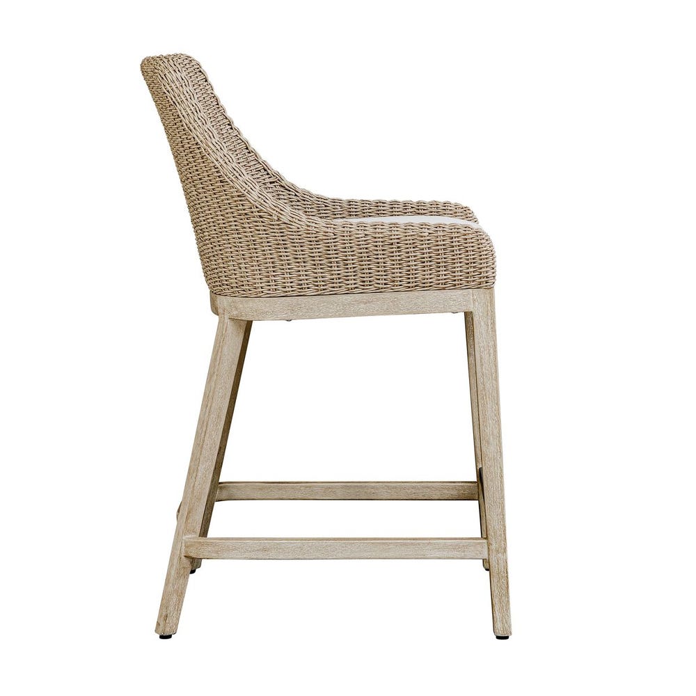 Uttermost Paloma Outdoor Wicker Counter Stool