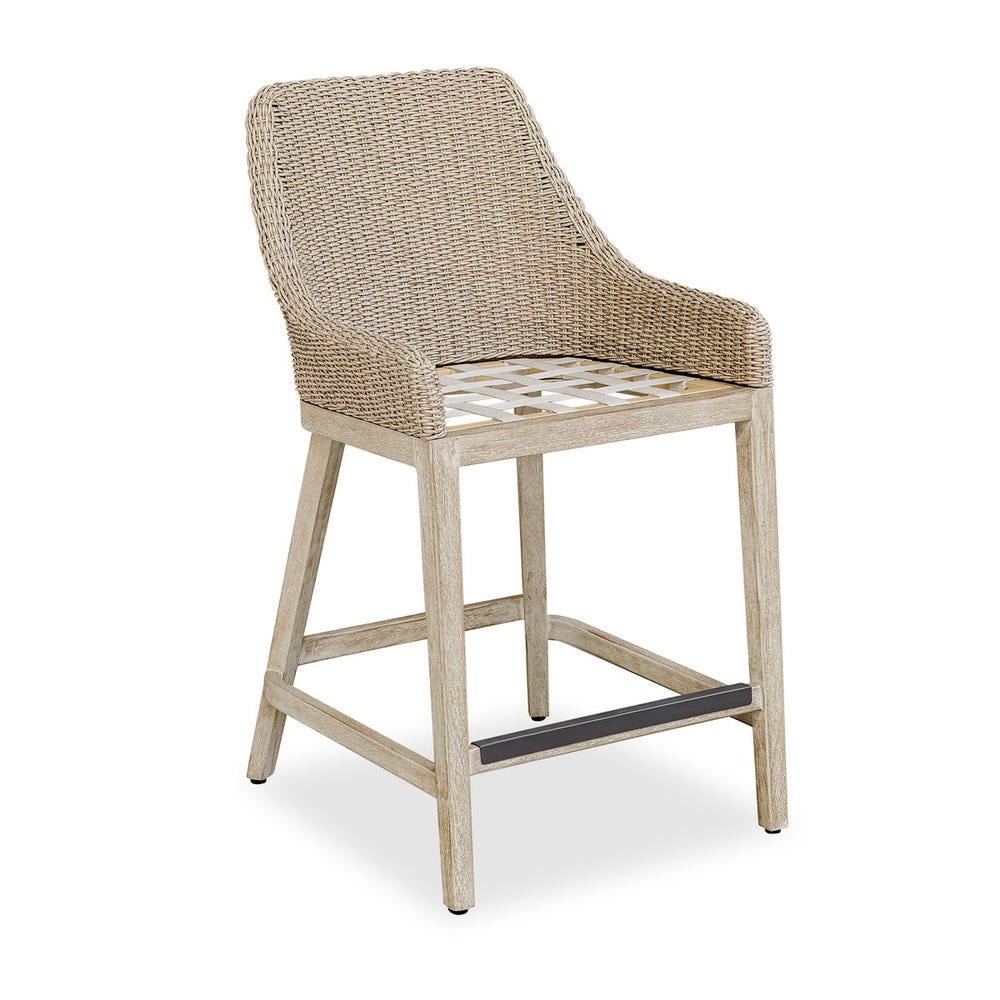 Uttermost Paloma Outdoor Wicker Counter Stool