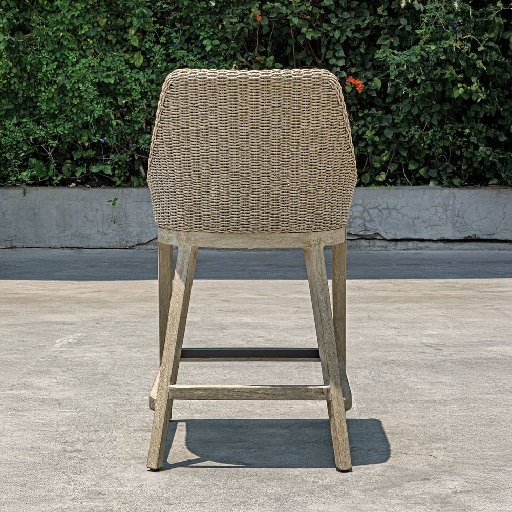 Uttermost Paloma Outdoor Wicker Counter Stool