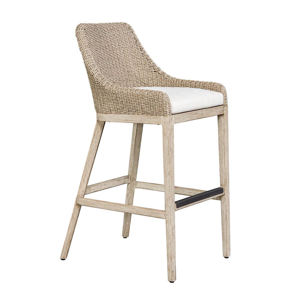 Uttermost Paloma Outdoor Wicker Bar Stool