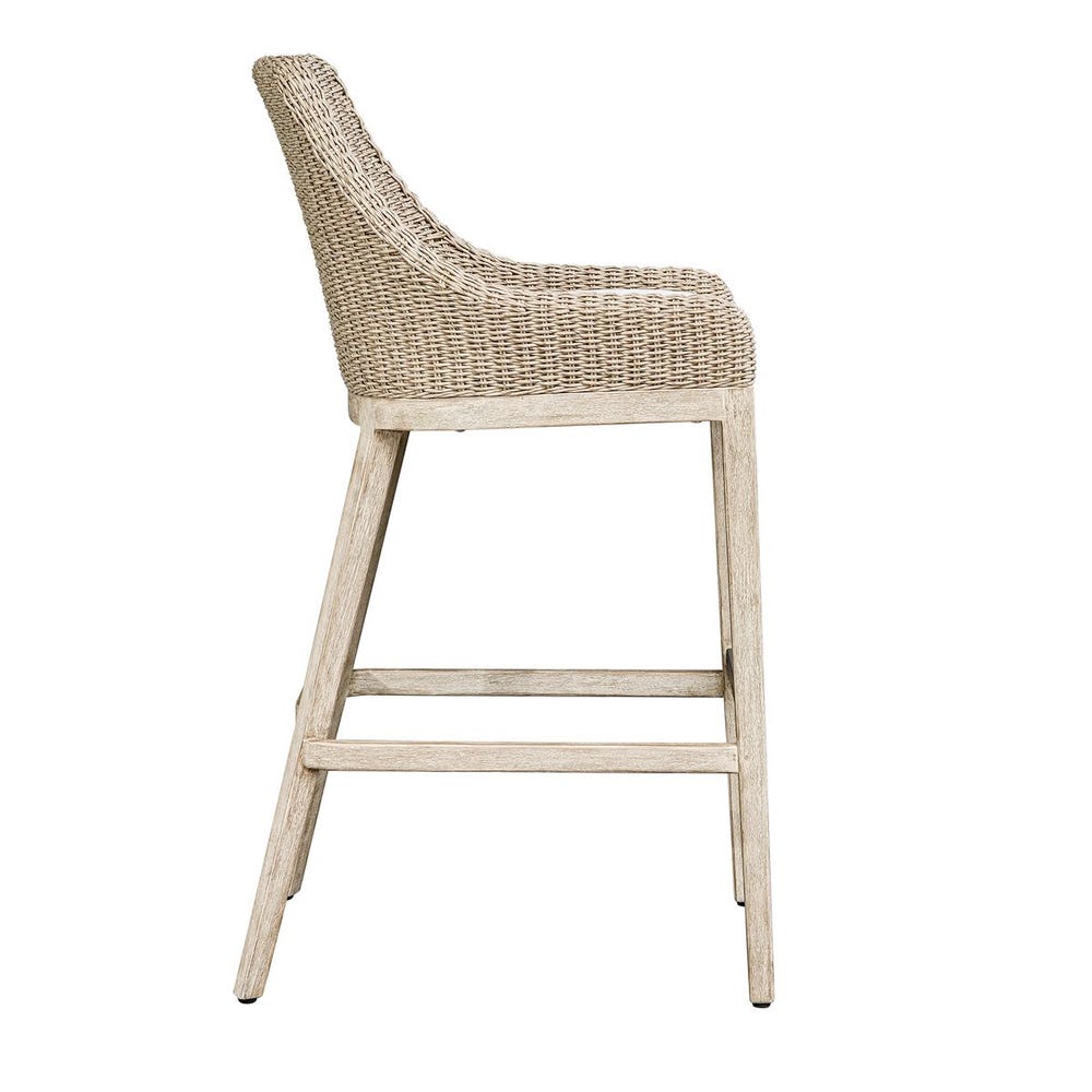 Uttermost Paloma Outdoor Wicker Bar Stool
