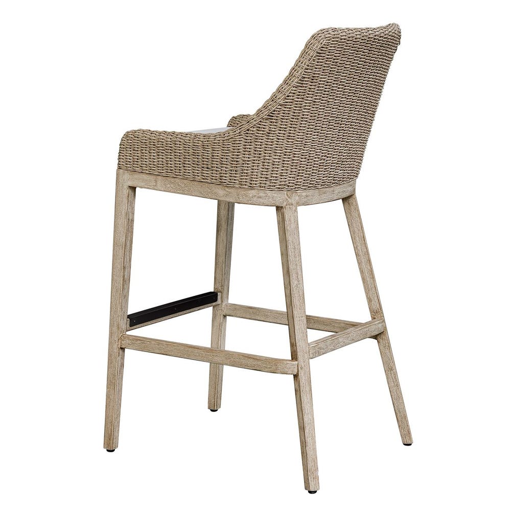 Uttermost Paloma Outdoor Wicker Bar Stool