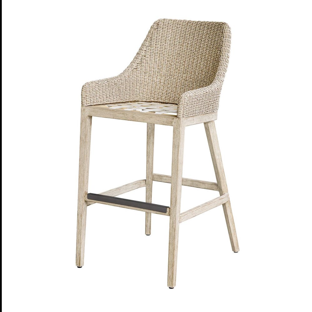 Uttermost Paloma Outdoor Wicker Bar Stool