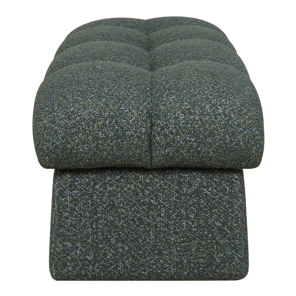 Uttermost Harlem Moss Green with Lake Blue Bench