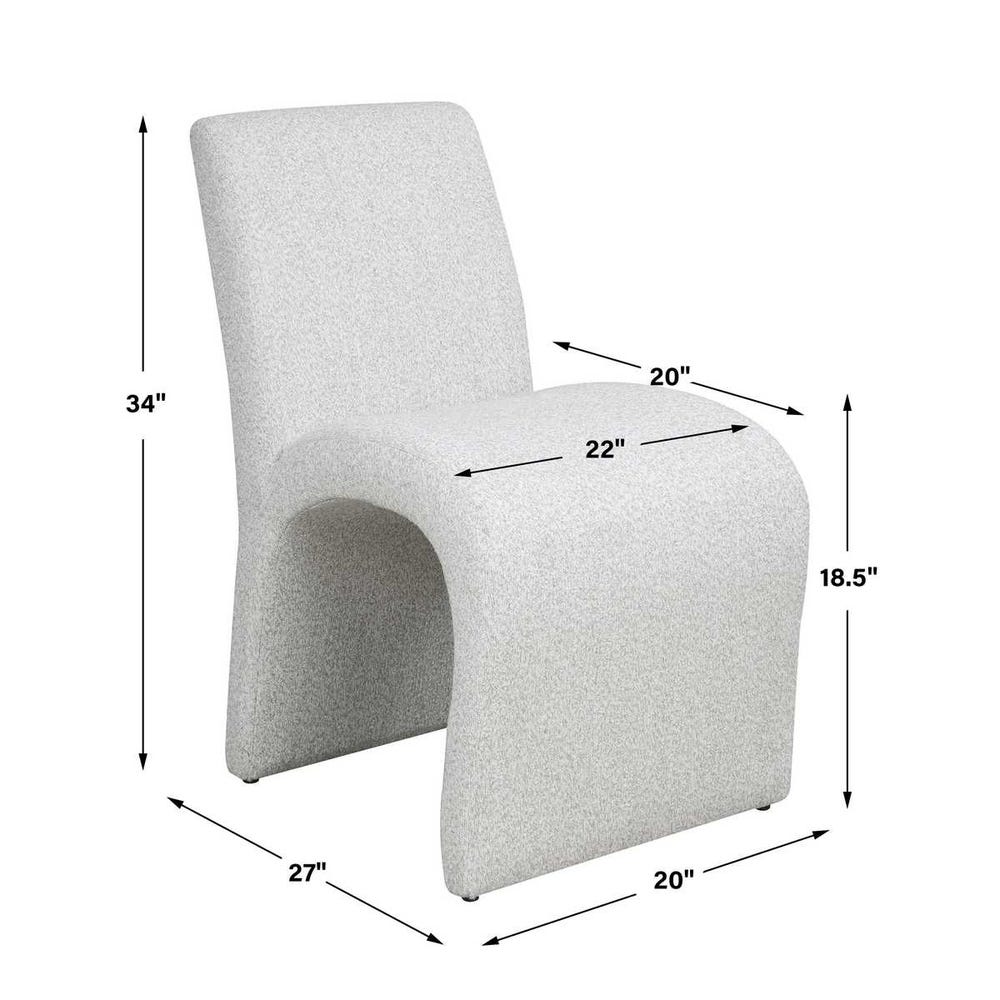 Uttermost Valentin Off-White Dining Chair