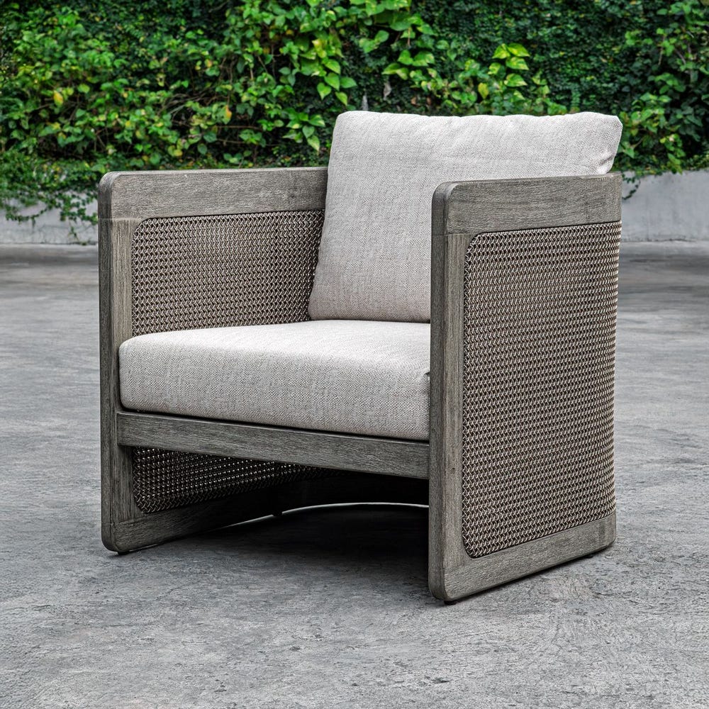 Uttermost Dartmoor Outdoor Barrel Chair