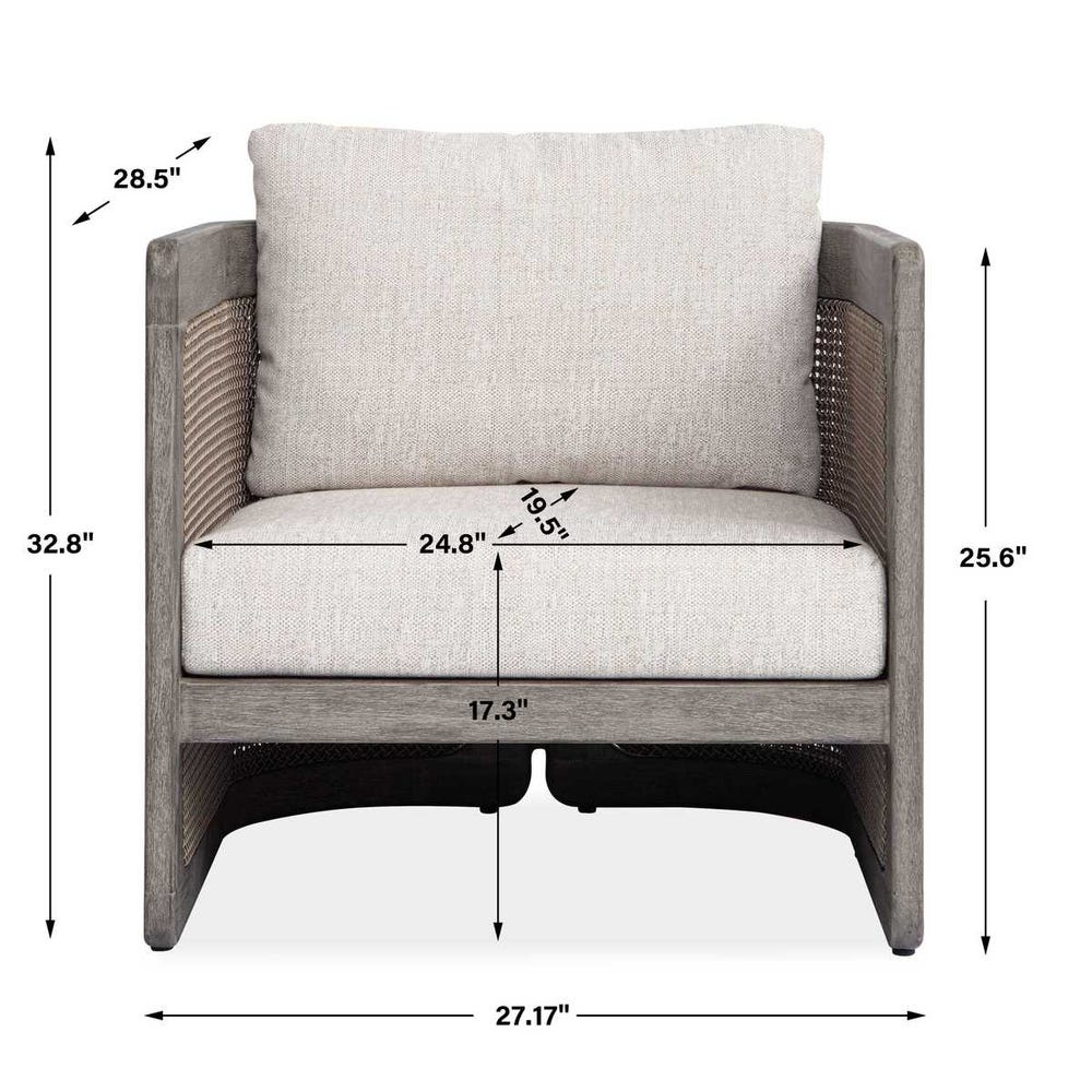 Uttermost Dartmoor Outdoor Barrel Chair