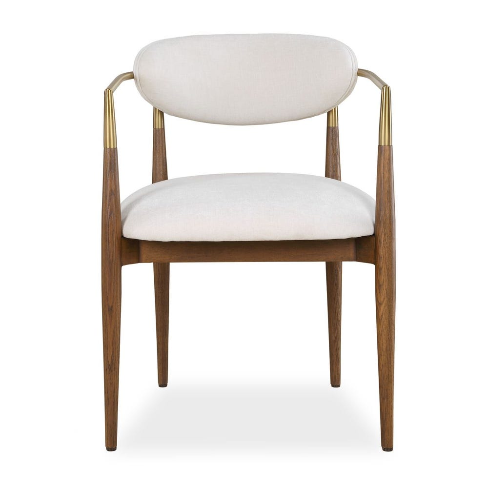 Uttermost Moxie Walnut Dining Arm Chair