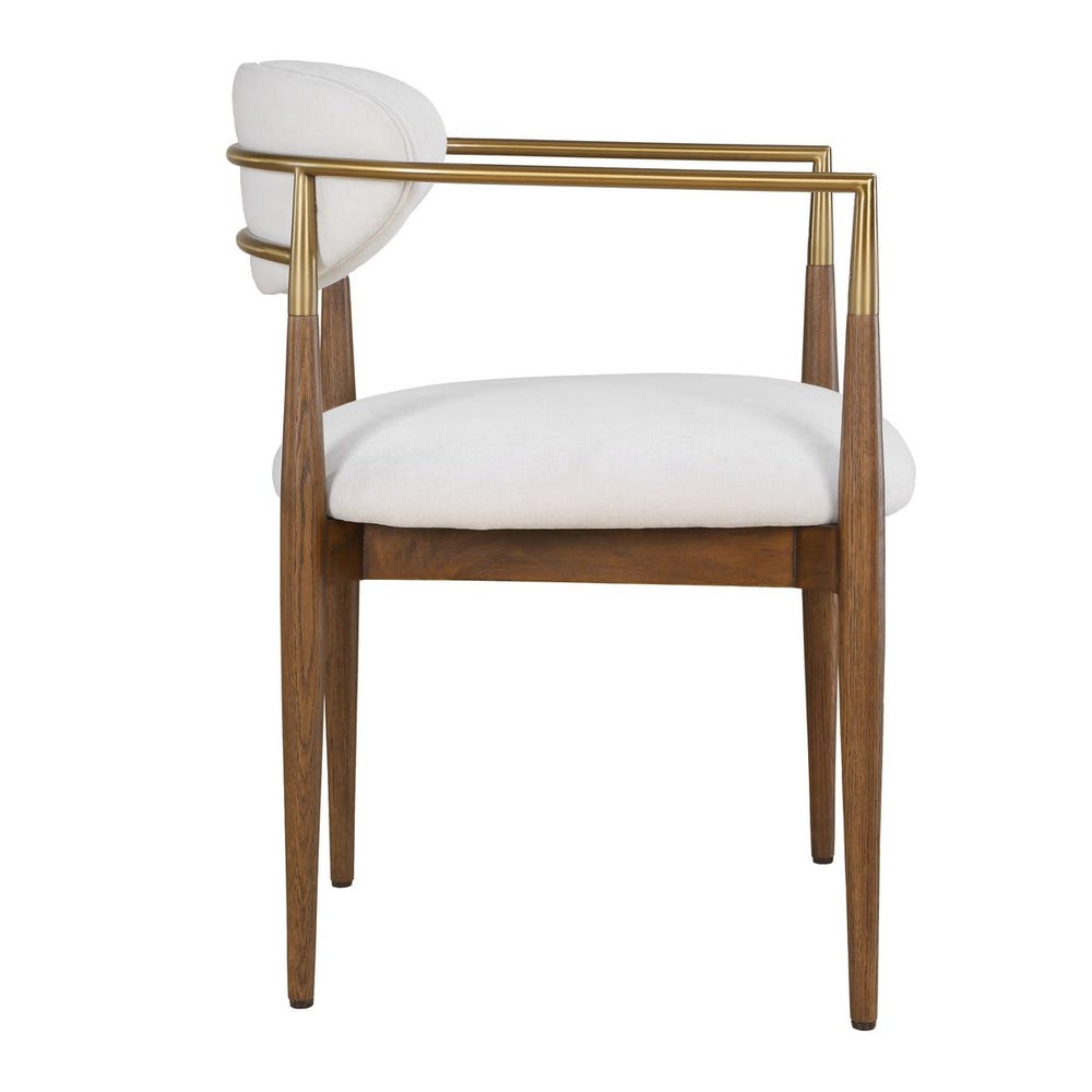 Uttermost Moxie Walnut Dining Arm Chair