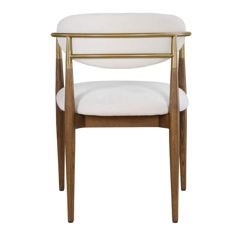 Uttermost Moxie Walnut Dining Arm Chair