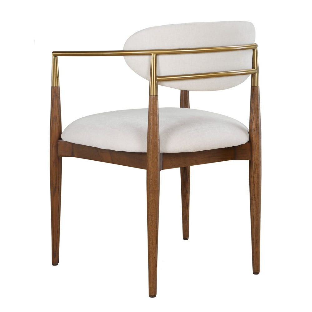 Uttermost Moxie Walnut Dining Arm Chair