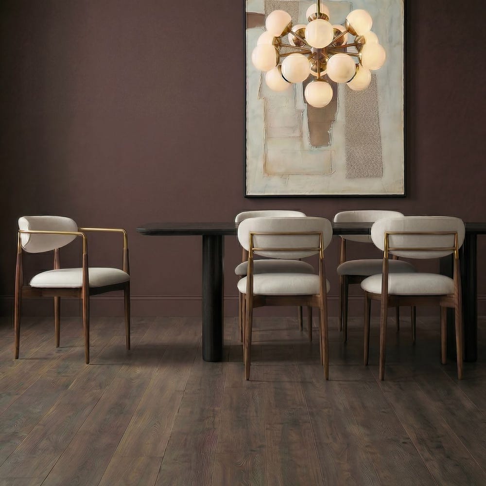 Uttermost Moxie Walnut Dining Arm Chair