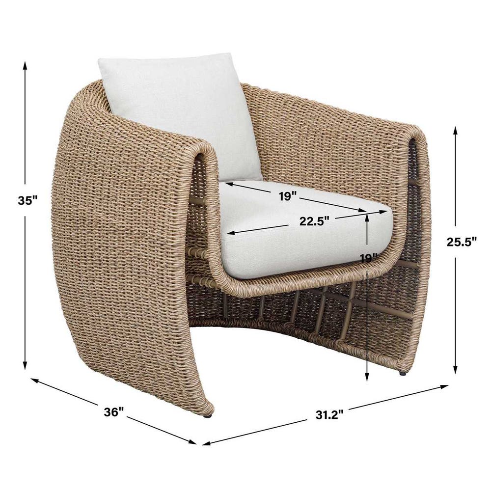Uttermost Tropic Outdoor Lounge Chair